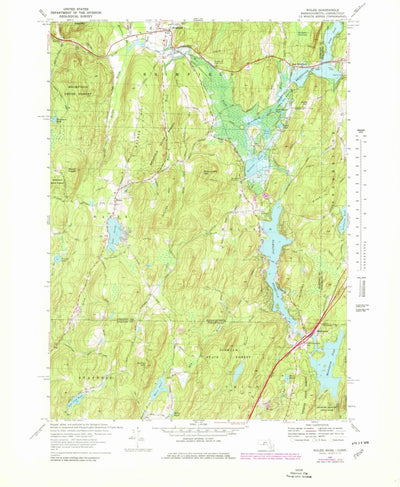 United States Geological Survey Wales, MA-CT (1967, 25000-Scale) digital map
