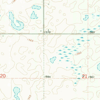 United States Geological Survey Wales, ND (1970, 24000-Scale) digital map