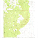 United States Geological Survey Wales, UT (1965, 24000-Scale) digital map