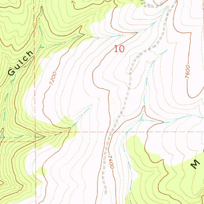 United States Geological Survey Wales, UT (1965, 24000-Scale) digital map