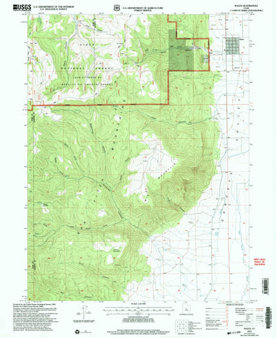 United States Geological Survey Wales, UT (2001, 24000-Scale) digital map