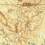 United States Geological Survey Waleska, GA (1950, 62500-Scale) digital map