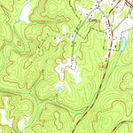 United States Geological Survey Waleska, GA (1974, 24000-Scale) digital map