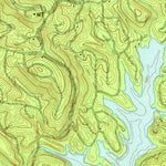 United States Geological Survey Waleska, GA (1974, 24000-Scale) digital map