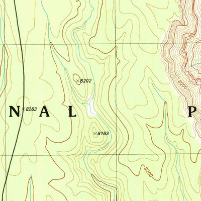 United States Geological Survey Walhalla Plateau, AZ (1988, 24000-Scale) digital map