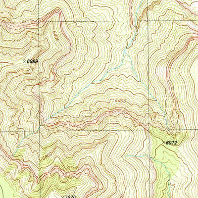United States Geological Survey Walhalla Plateau, AZ (1988, 24000-Scale) digital map