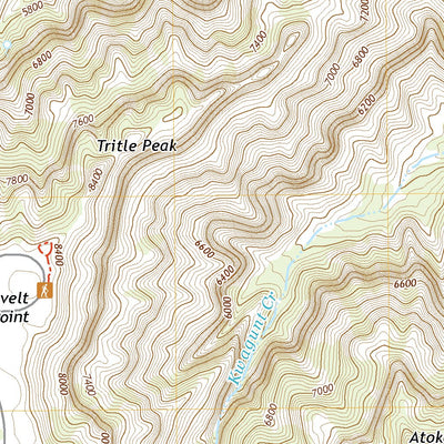 United States Geological Survey Walhalla Plateau, AZ (2021, 24000-Scale) digital map