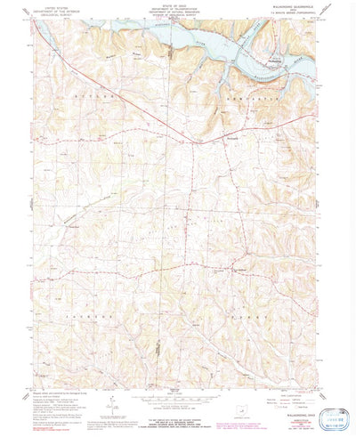 United States Geological Survey Walhonding, OH (1961, 24000-Scale) digital map