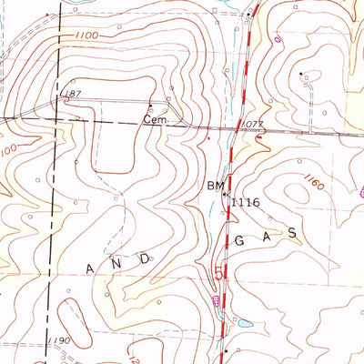 United States Geological Survey Walhonding, OH (1961, 24000-Scale) digital map