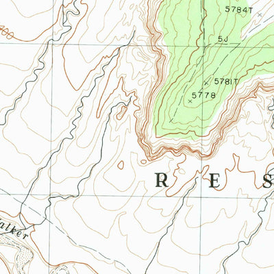 United States Geological Survey Walker Butte, AZ (1982, 24000-Scale) digital map