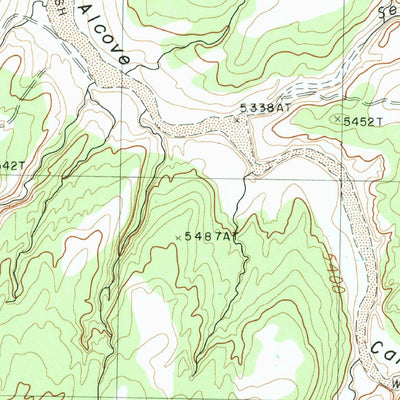 United States Geological Survey Walker Butte, AZ (1982, 24000-Scale) digital map