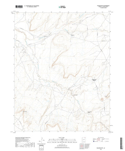United States Geological Survey Walker Butte, AZ (2018, 24000-Scale) digital map