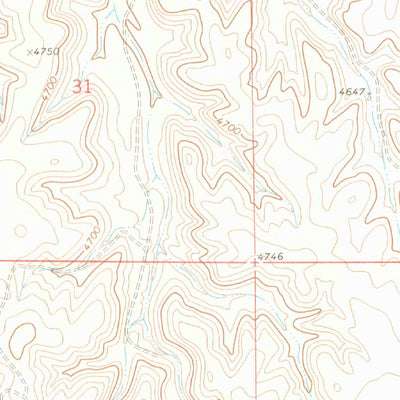 United States Geological Survey Walker Canyon, CO (1971, 24000-Scale) digital map