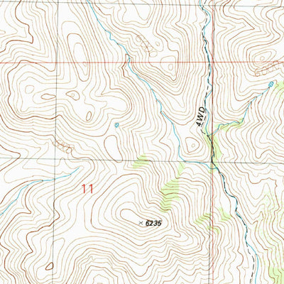 United States Geological Survey Walker Canyon, NM (1990, 24000-Scale) digital map