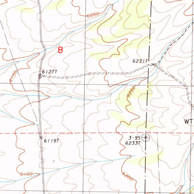 United States Geological Survey Walker Canyon, NV (1985, 24000-Scale) digital map