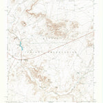 United States Geological Survey Walker Creek Reservoir, AZ-UT (1968, 24000-Scale) digital map