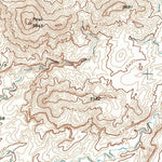 United States Geological Survey Walker Creek Reservoir, AZ-UT (1968, 24000-Scale) digital map