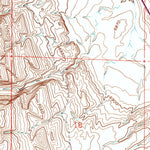 United States Geological Survey Walker Draw NW, WY (1961, 24000-Scale) digital map