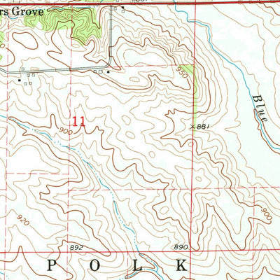 United States Geological Survey Walker, IA (1973, 24000-Scale) digital map