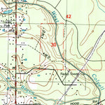 United States Geological Survey Walker, LA (1998, 24000-Scale) digital map