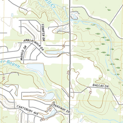 United States Geological Survey Walker, LA (2020, 24000-Scale) digital map