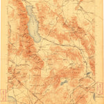 United States Geological Survey Walker Lake E, NV-CA (1911, 250000-Scale) digital map