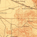 United States Geological Survey Walker Lake E, NV-CA (1911, 250000-Scale) digital map