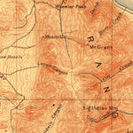 United States Geological Survey Walker Lake E, NV-CA (1911, 250000-Scale) digital map