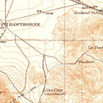 United States Geological Survey Walker Lake E, NV-CA (1915, 250000-Scale) digital map