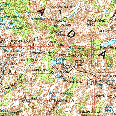 United States Geological Survey Walker Lake, NV-CA (1957, 250000-Scale) digital map