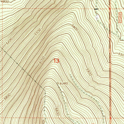 United States Geological Survey Walker Mountain, OR (1999, 24000-Scale) digital map