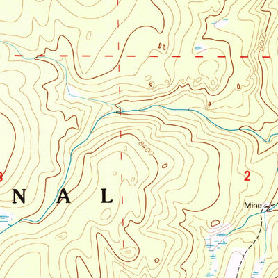 United States Geological Survey Walker Mountain, WY (1993, 24000-Scale) digital map