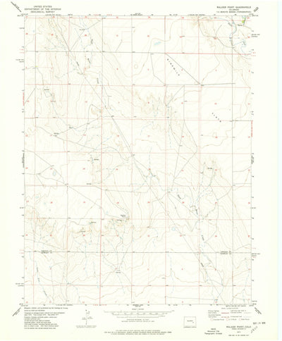 United States Geological Survey Walker Point, CO (1977, 24000-Scale) digital map