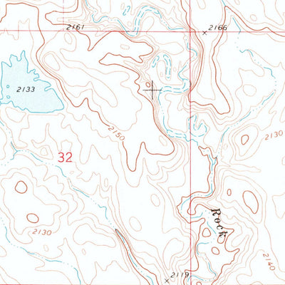 United States Geological Survey Walker, SD-ND (1972, 24000-Scale) digital map