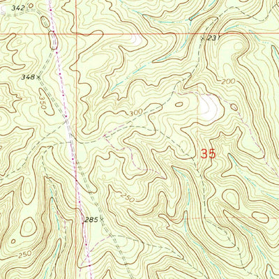 United States Geological Survey Walker Springs, AL (1978, 24000-Scale) digital map