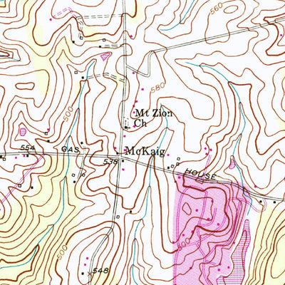 United States Geological Survey Walkersville, MD (1953, 24000-Scale) digital map