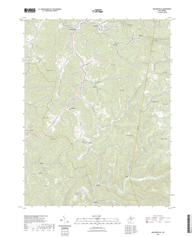 United States Geological Survey Walkersville, WV (2023, 24000-Scale) digital map