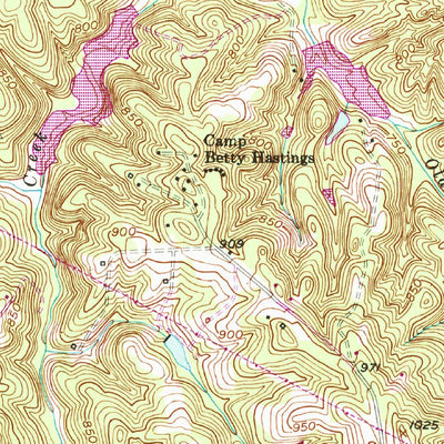 United States Geological Survey Walkertown, NC (1951, 24000-Scale) digital map