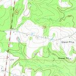 United States Geological Survey Walkerville, AR-LA (1960, 24000-Scale) digital map