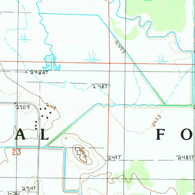 United States Geological Survey Walkerville East, MI (1985, 24000-Scale) digital map