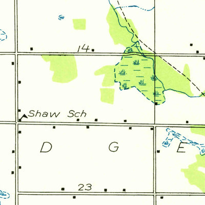 United States Geological Survey Walkerville West, MI (1931, 31680-Scale) digital map