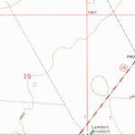 United States Geological Survey Walking Cane Ranch, NM (1970, 24000-Scale) digital map