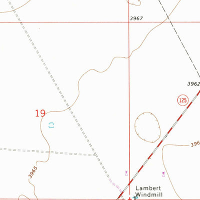 United States Geological Survey Walking Cane Ranch, NM (1970, 24000-Scale) digital map