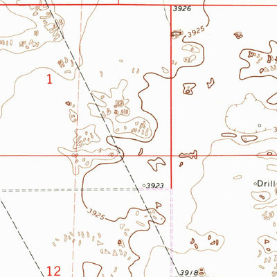 United States Geological Survey Walking Cane Ranch, NM (1970, 24000-Scale) digital map