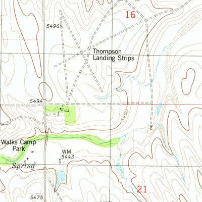 United States Geological Survey Walks Camp Park, CO (1979, 24000-Scale) digital map