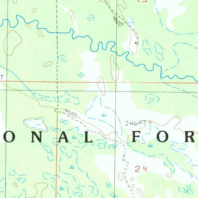 United States Geological Survey Walkup Lake, MI (1985, 24000-Scale) digital map