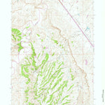 United States Geological Survey Wall Creek, WY (1961, 24000-Scale) digital map