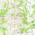 United States Geological Survey Wall Creek, WY (1961, 24000-Scale) digital map