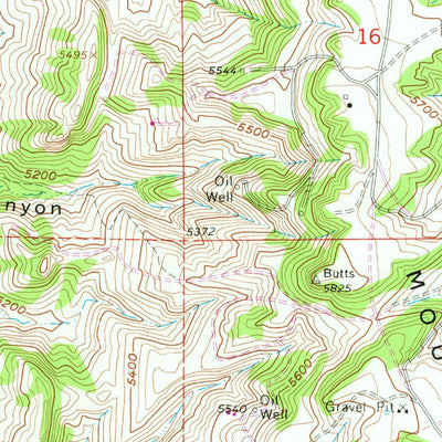 United States Geological Survey Wall Creek, WY (1961, 24000-Scale) digital map