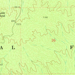 United States Geological Survey Wall Lake, NM (1967, 24000-Scale) digital map